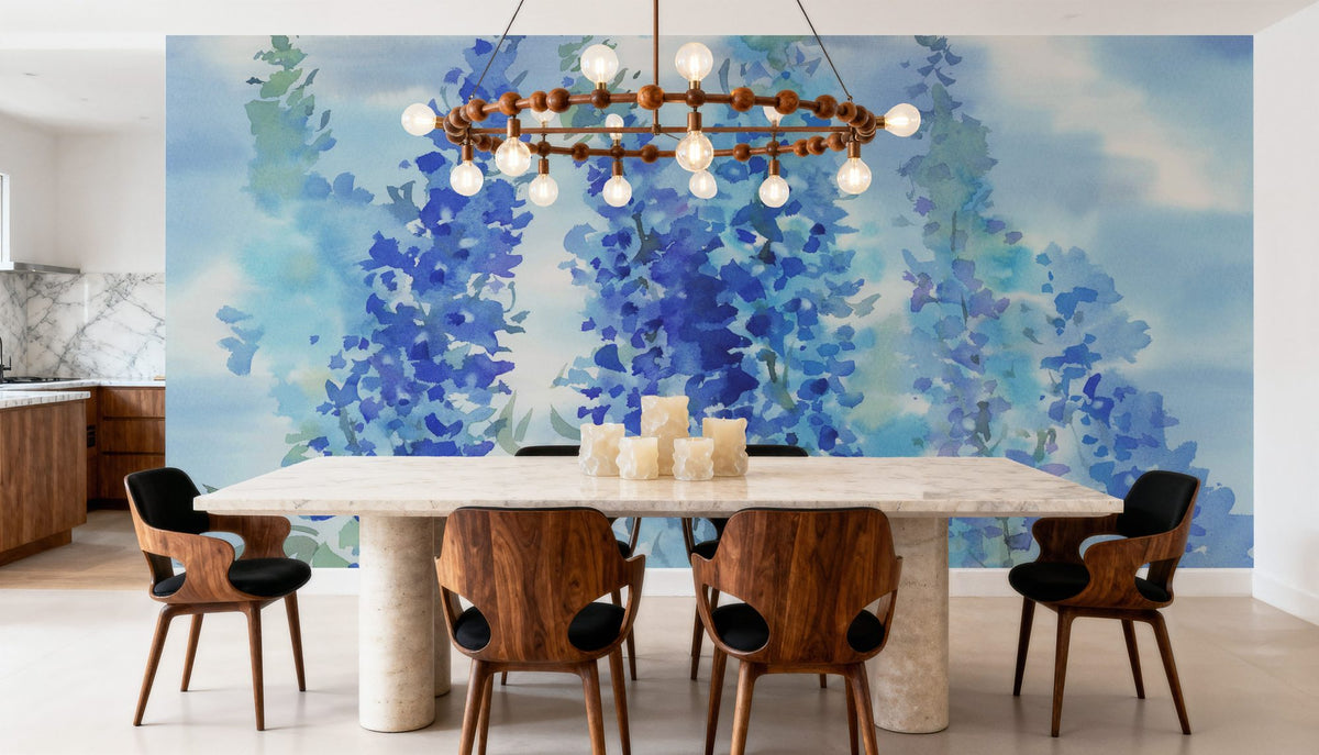 Ethereal Bloom Mural Wallpaper - room preview 03
