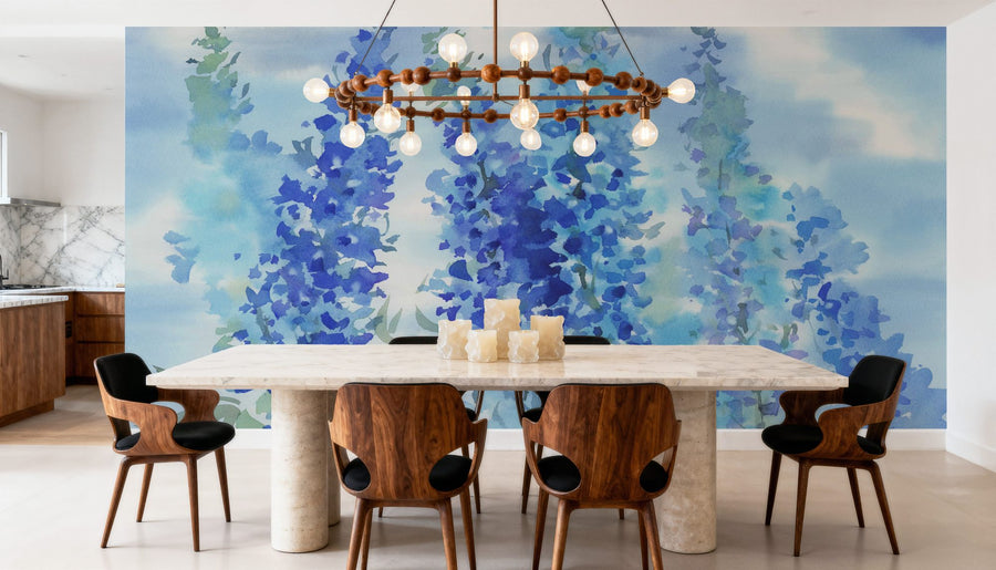 Floral Wallpaper Mural – Flower Wallpaper – Ethereal Bloom
