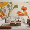 Flower Market Chart III Mural Wallpaper - room preview 02