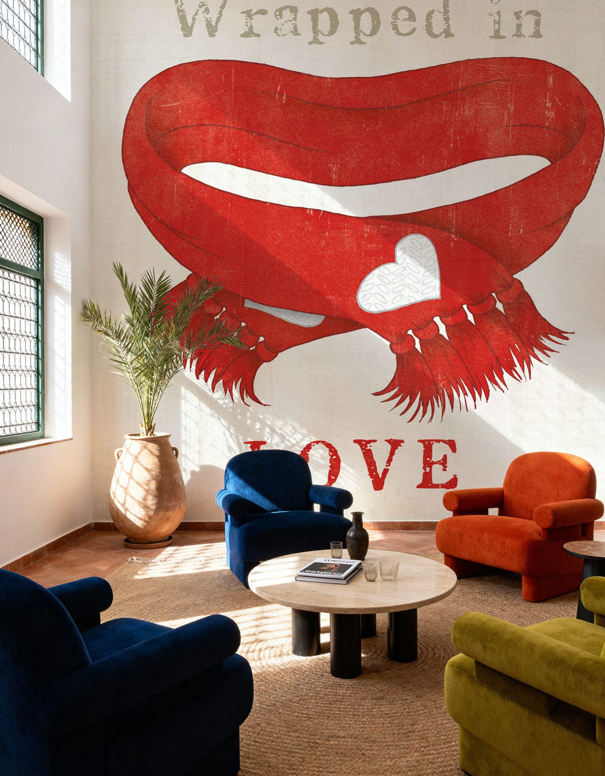 Winter Sentiments II Mural Wallpaper - room preview 02