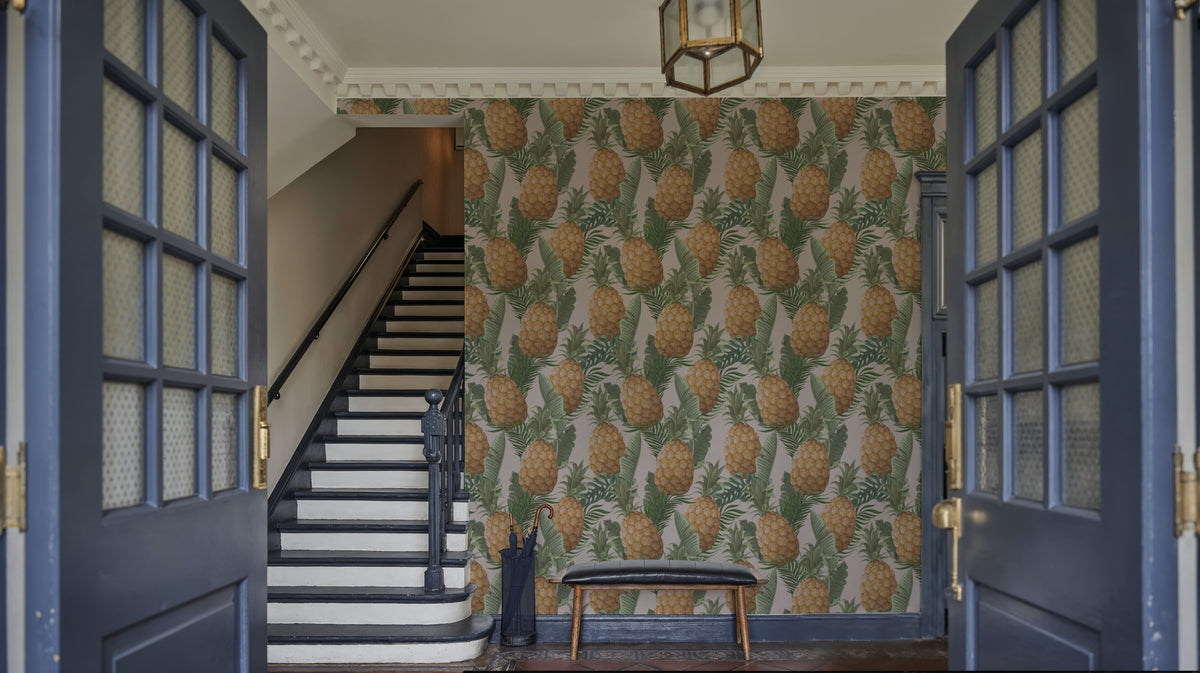 Pineapple Mural Wallpaper - room preview 02