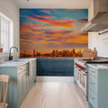 Bay Sunset Mural Wallpaper - room preview 02