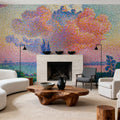 The Pink Cloud Mural Wallpaper - room preview 02