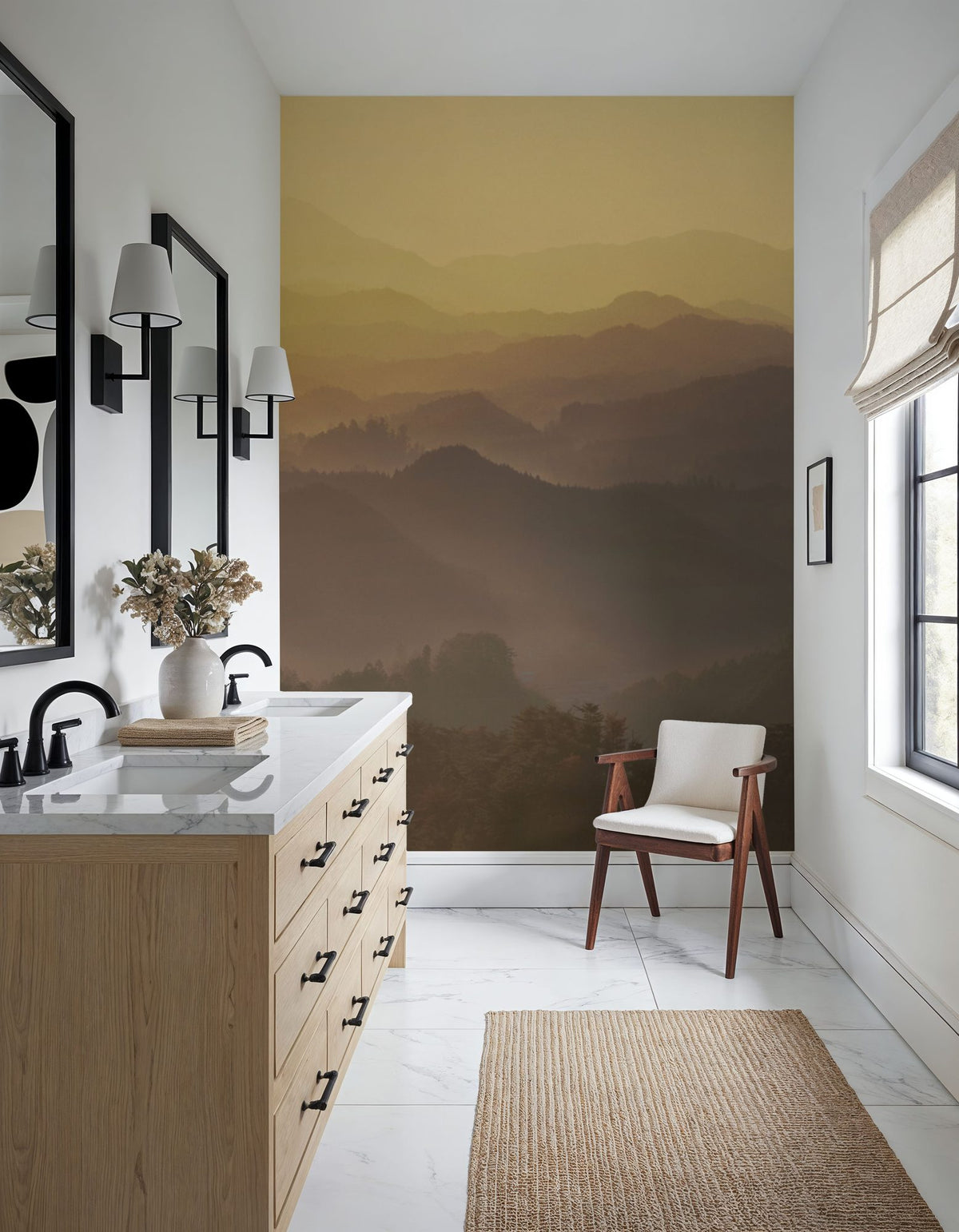 Sea of Clouds Mural Wallpaper - room preview 02