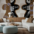 Spooky Gingerbread Manor III Mural Wallpaper - room preview 02