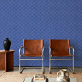 Coastal Scales Blue Mural Wallpaper - room preview 02