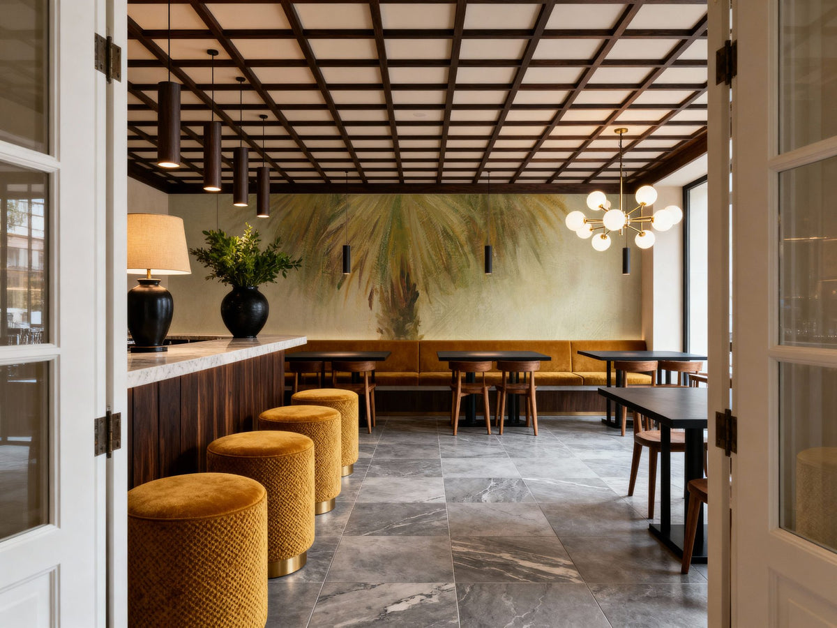 Mirage Palm I Mural Wallpaper - room preview 02