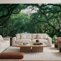 Ancient Oak Avenue Mural Wallpaper - room preview 02