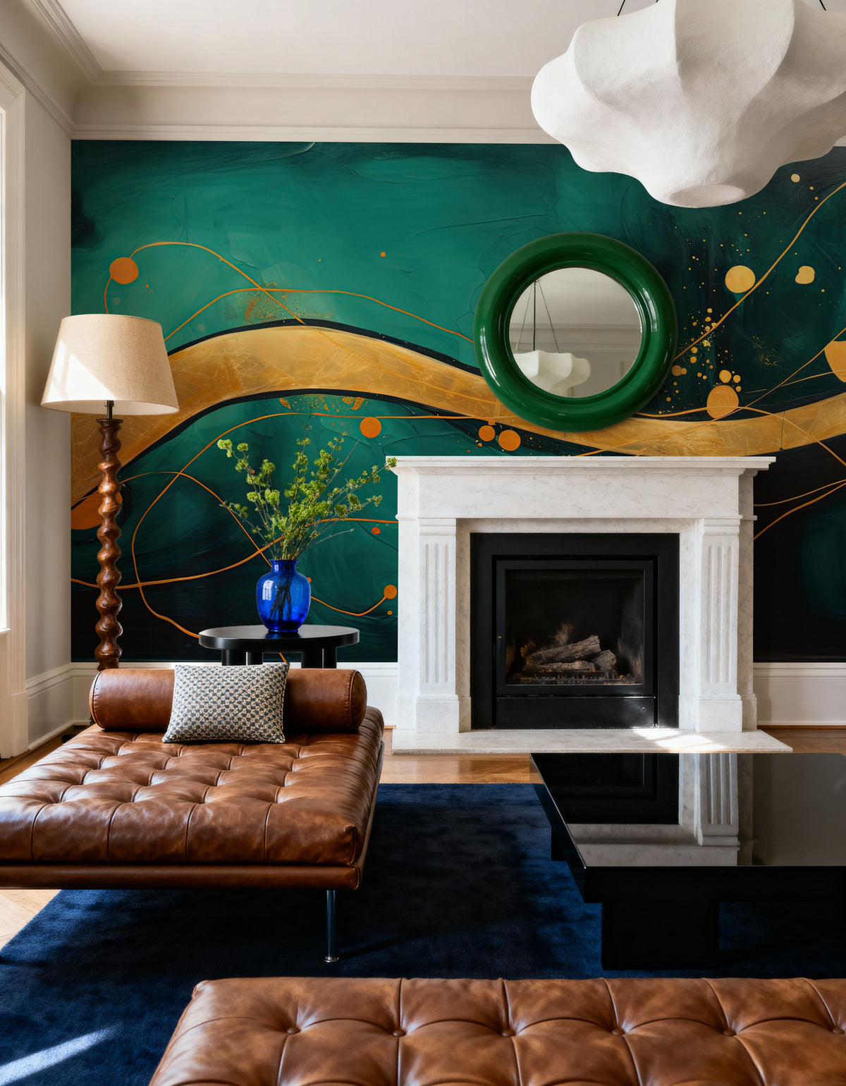 The Golden Highway Mural Wallpaper - room preview 02