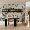 Bird Harmony, Gray Mural Wallpaper - room preview 02