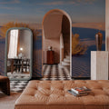 Golden Dune Shadows Mural Wallpaper - room preview 02