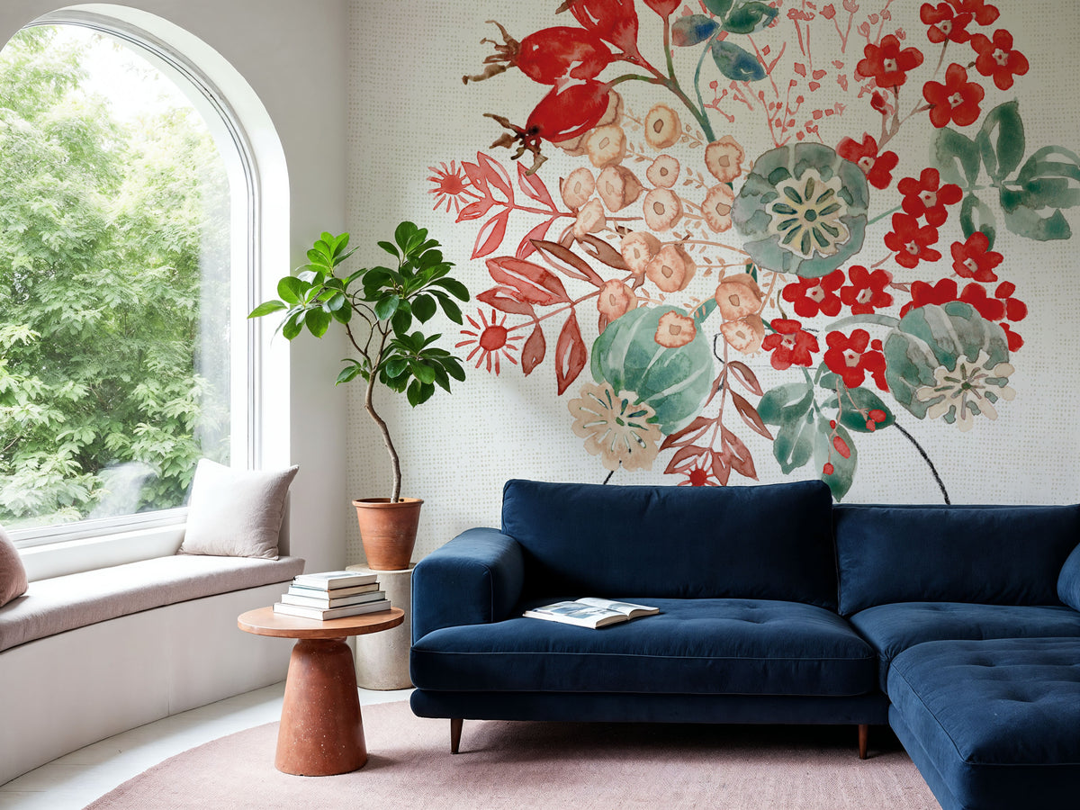 Festive Season X Mural Wallpaper - room preview 02