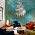 Treasures From the Sea Aqua I Mural Wallpaper - room preview 02
