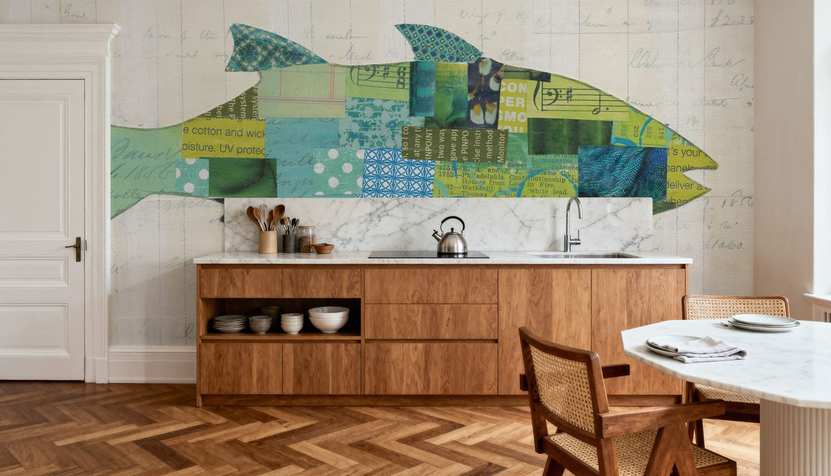In the Ocean III Mural Wallpaper - room preview 02