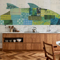In the Ocean III Mural Wallpaper - room preview 02