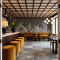 Whisper Leaf Mural Wallpaper - room preview 02