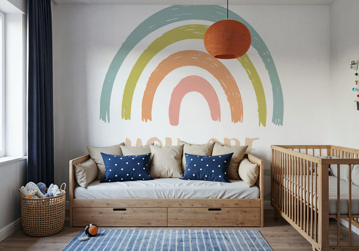 You Are Loved, Quote Mural Wallpaper - room preview 02