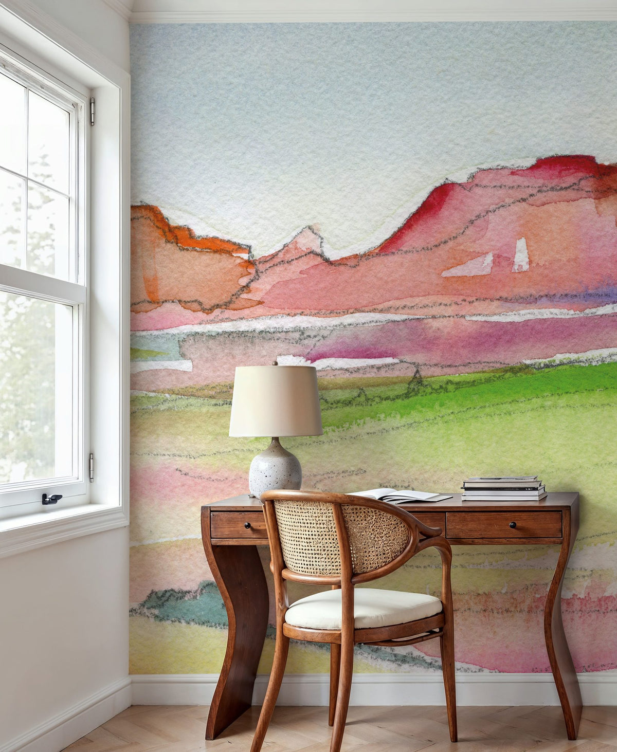 Desert Landscape II Mural Wallpaper - room preview 02