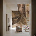 Gilded Leaf Collage II Mural Wallpaper - room preview 02