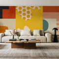 Playing Around Shapes 6 Mural Wallpaper - room preview 02