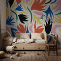 Tulip Cut Out, Light Mural Wallpaper - room preview 02
