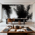 Palm Tree Looking Up I Mural Wallpaper - room preview 02