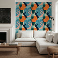 Orange Juice Mural Wallpaper - room preview 02
