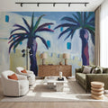 Palm Trees and Rugs Mural Wallpaper - room preview 02