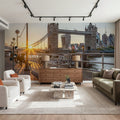 Tower Bridge At Sunset Mural Wallpaper - room preview 02