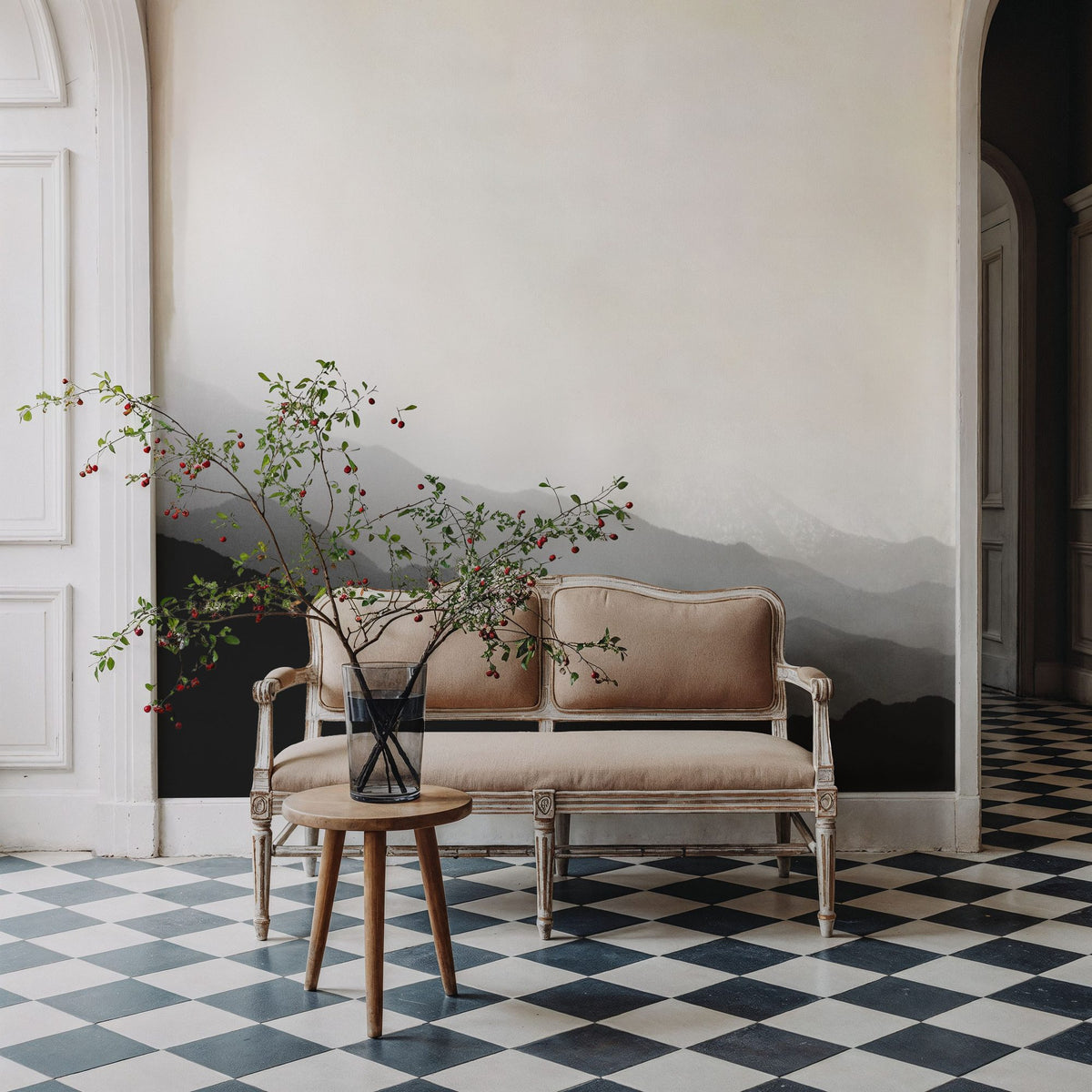 Virgin Mountains Mural Wallpaper - room preview 02