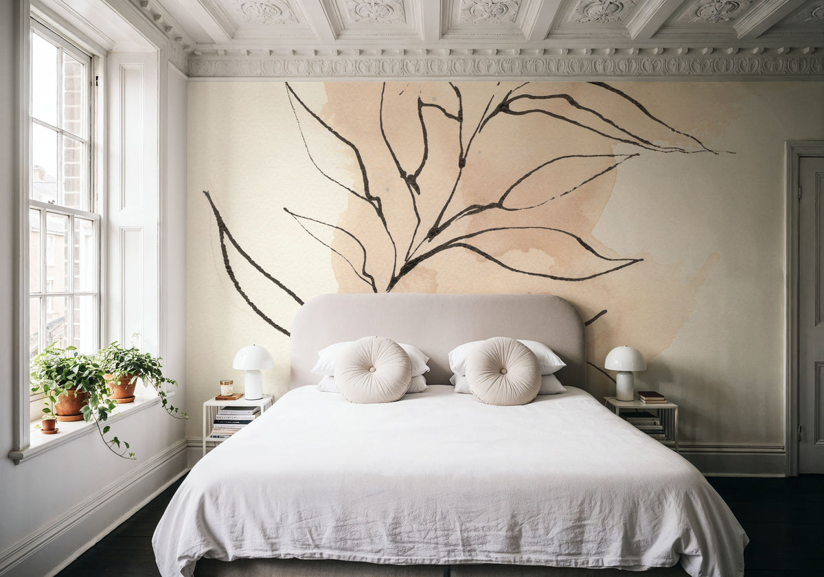Boho Botanical VI Mural Wallpaper - room preview 02