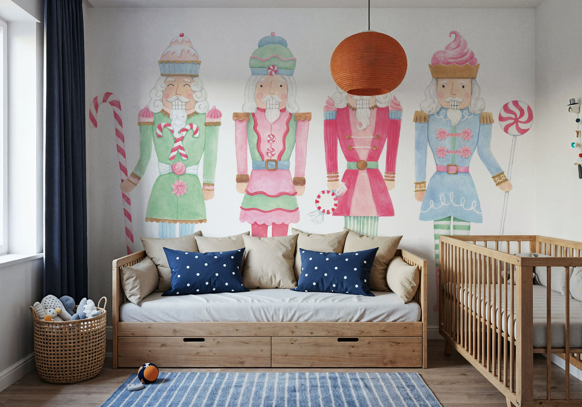 Nutcracker Bakery Mural Wallpaper - room preview 02