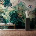 Parrot Grove Mural Wallpaper - room preview 02