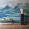 Oil Mountain, Blues Mural Wallpaper - room preview 02