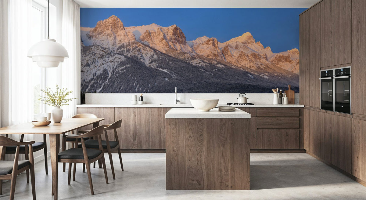 Mount Rundle Sunrise Mural Wallpaper - room preview 02