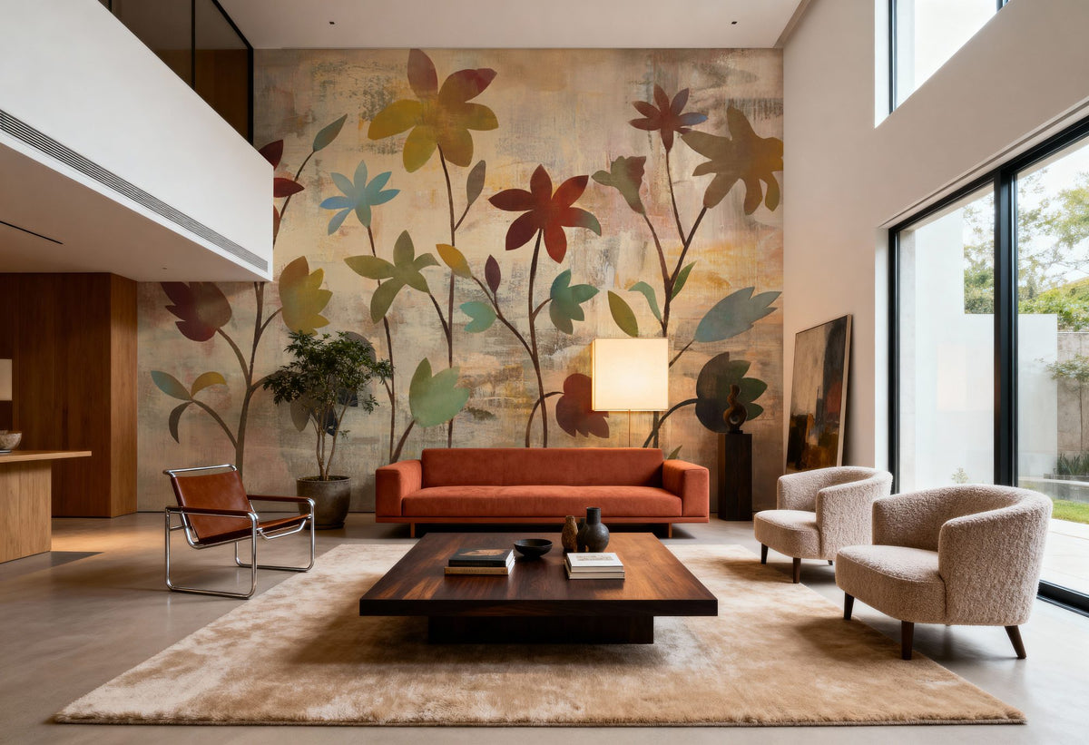 Rainbow Garden Mural Wallpaper - room preview 02