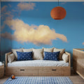 Sunny Day Clouds Mural Wallpaper - room preview 02
