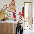 Winterberry Tidings V Mural Wallpaper - room preview 02