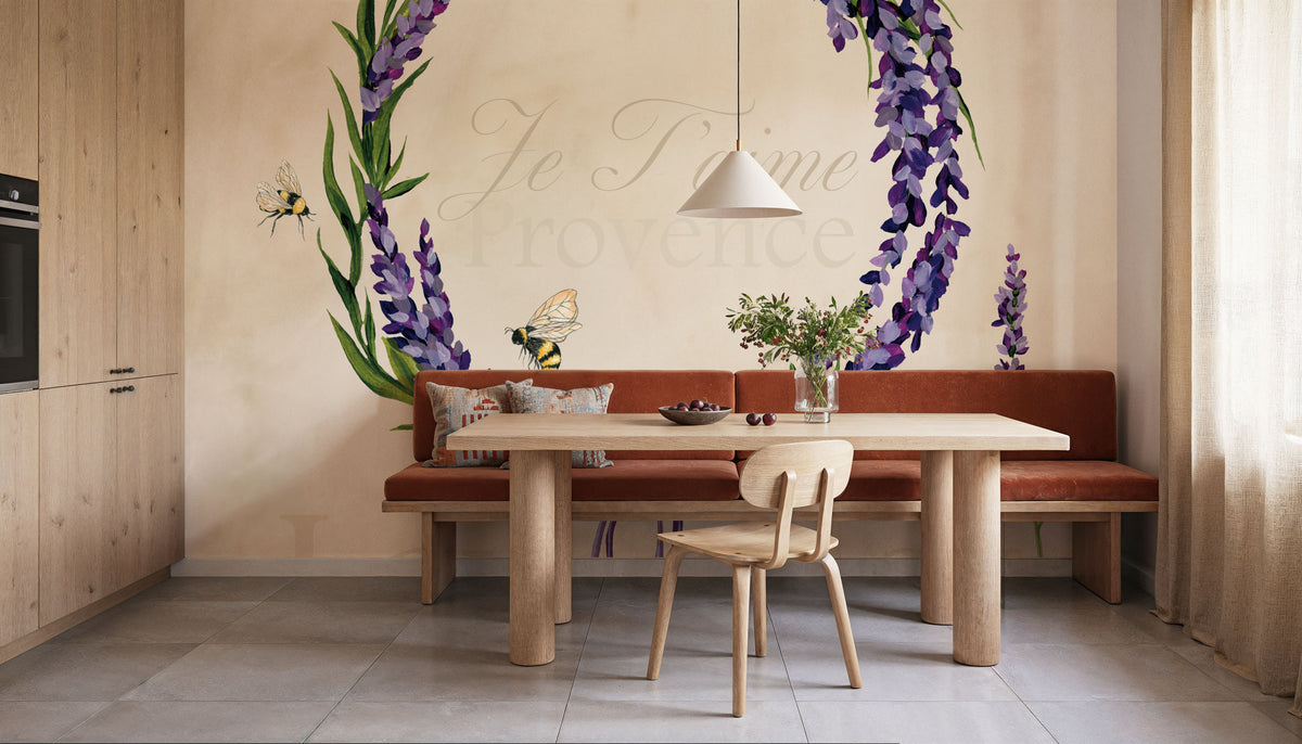Lavender Bliss II Mural Wallpaper - room preview 02