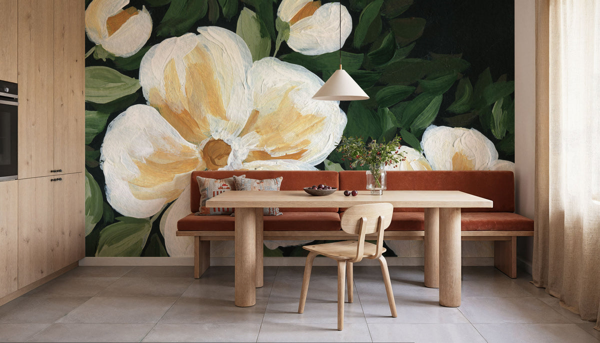 Enchanted Florals II Mural Wallpaper - room preview 02