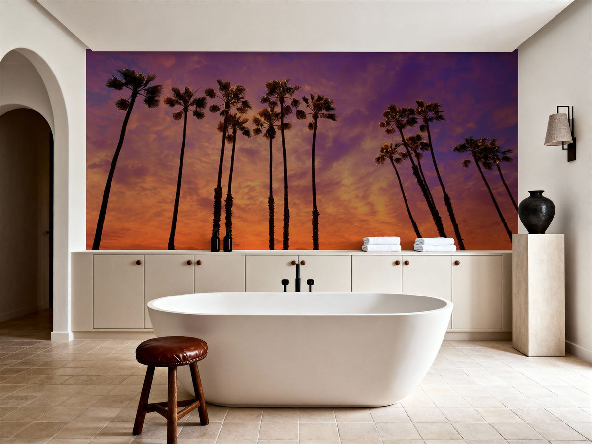 Biskra Palms Mural Wallpaper - room preview 02