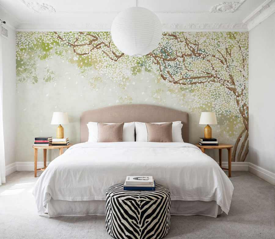 Botanical Wallpaper Mural – Leaf & Plant Wall Mural – Kyoto Leaves