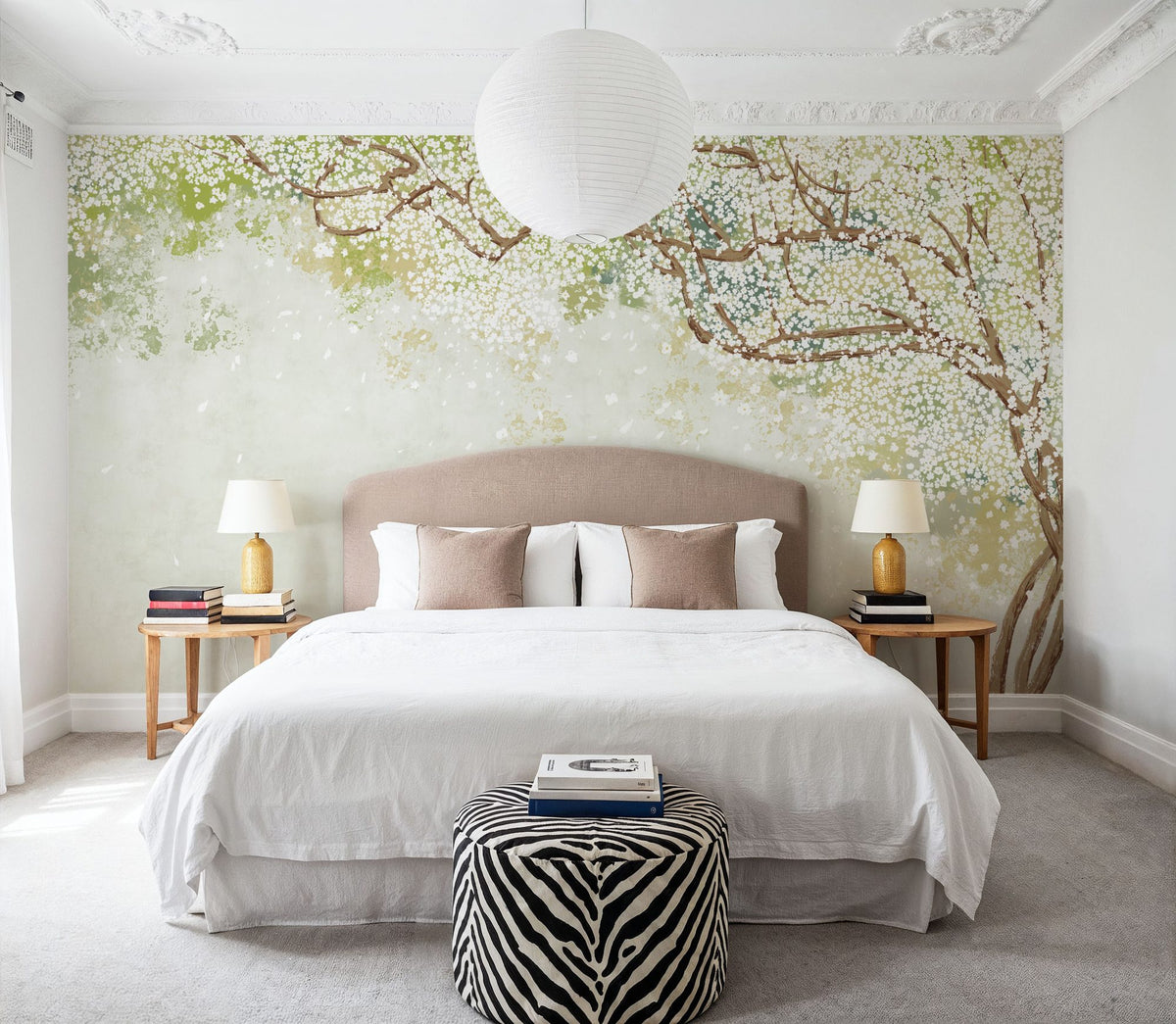 Kyoto Leaves Mural Wallpaper - room preview 02