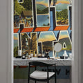 Greetings From White Mountains Mural Wallpaper - room preview 02