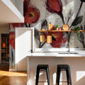 Floral Simplicity Mural Wallpaper - room preview 02
