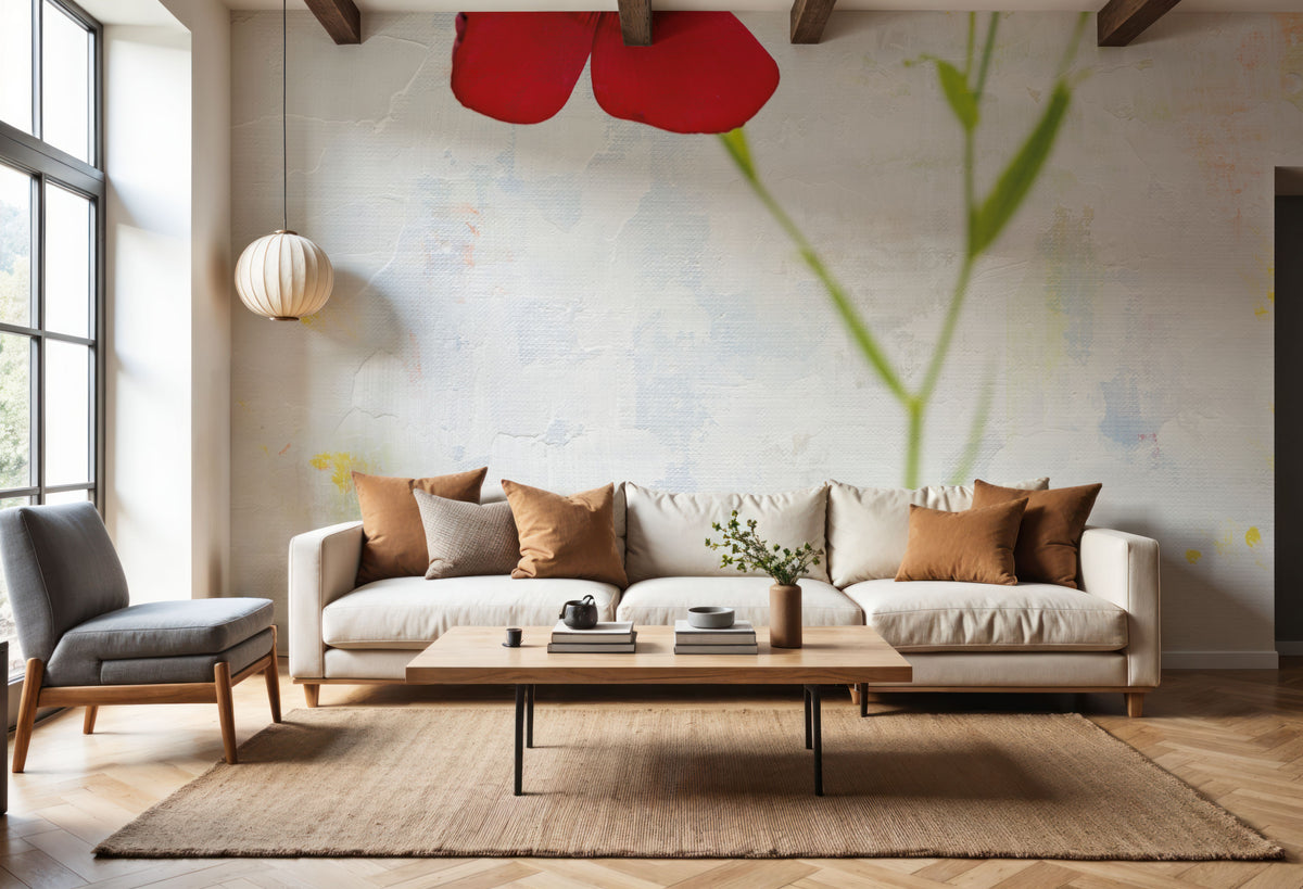 Wonderful Wildflowers XIV Mural Wallpaper - room preview 02