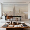 Downtown Dawn Mural Wallpaper - room preview 02