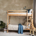 Painted Dreamy Clouds, Sepia Mural Wallpaper - room preview 02