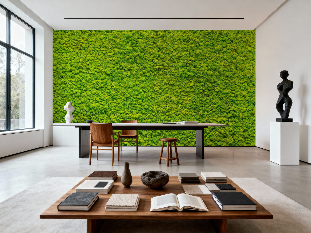 Moss Mat Mural Wallpaper - room preview 02