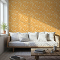 White Tulips Mural Wallpaper - room preview 02